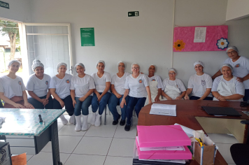 REUNIÃO DE ORIENTAÇÃO PARA COLABORADORAS RESPONSAVEIS PELA MERENDA ESCOLAR