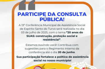 13ª Coferência Municipal de Assistência Social