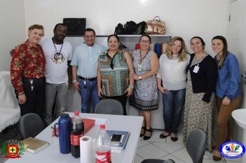 Reunião com as coordenadoras da pastoral da sobriedade.