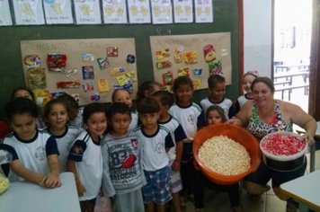 Educação para Saúde: alunos do pré aprendem sobre boa alimentação!