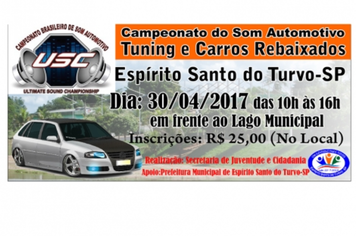 Campeonato de som automotivo tuning e carros rebaixados.