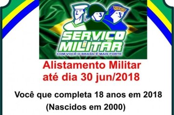 Alistamento Militar 2018