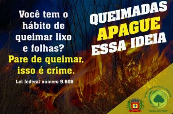 Queimada urbana é crime