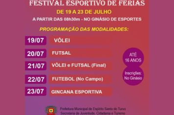 Festival Esportivo de Férias