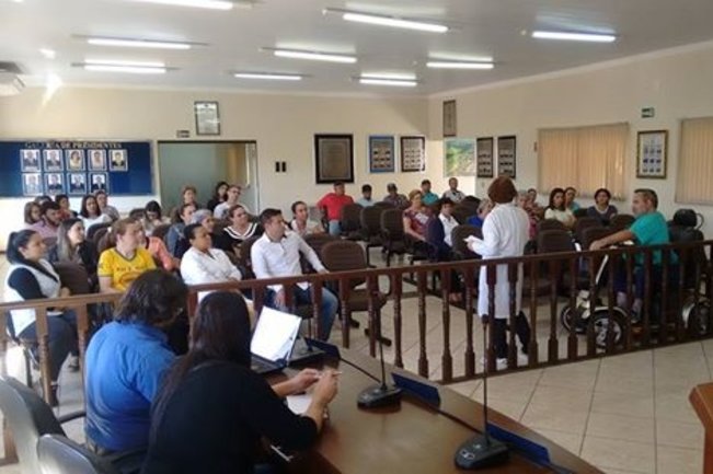 Reunião para eleição novo conselho Municipal de Saúde.