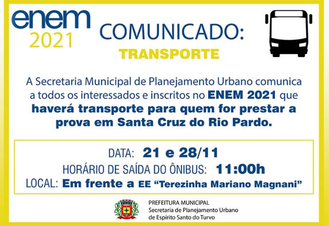 ENEM 2021: TRANSPORTE 