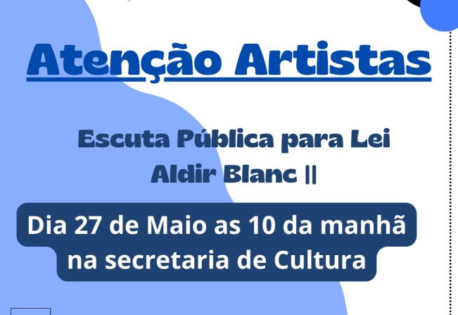 Escuta Pública para Lei Aldir Blac II