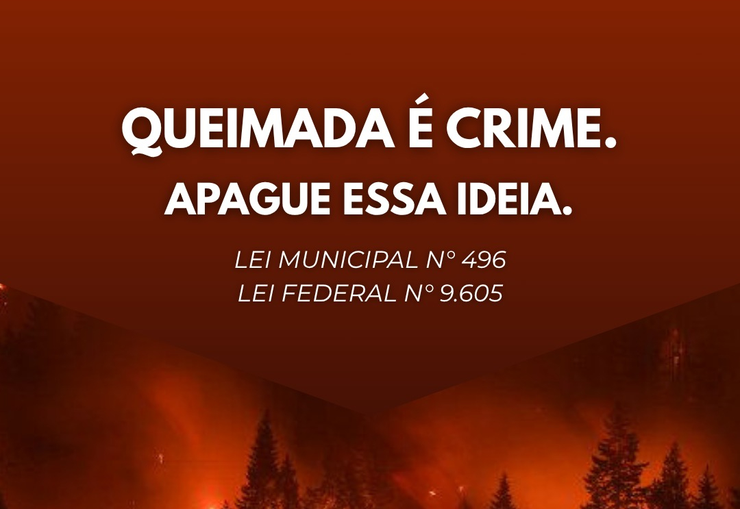 Queimada é crime!