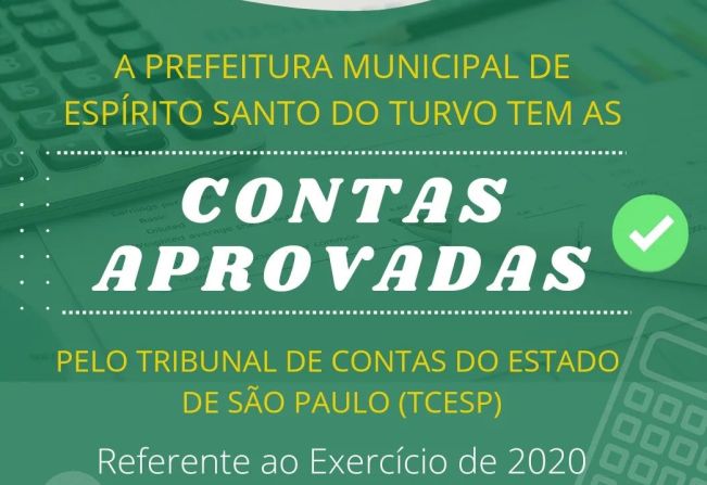 Contas Aprovadas: