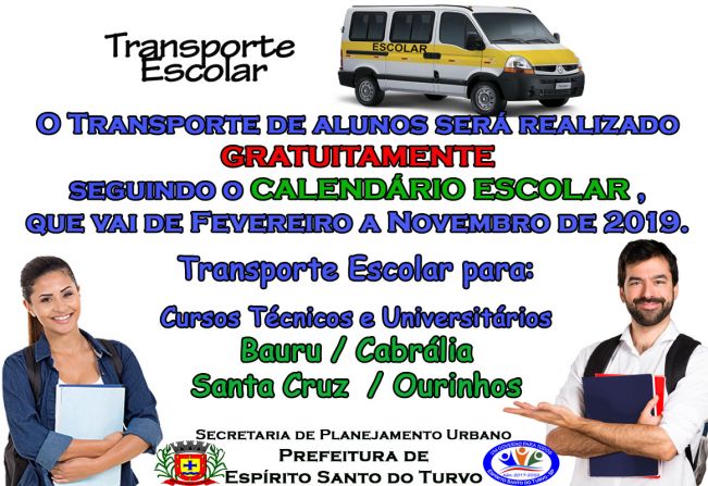  Transporte Escolar para Cursos Técnicos e Universitários