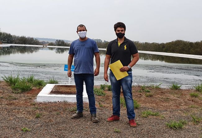  Secretário Municipal de Meio Ambiente Visita Estação de Tratamento de Água e Esgoto  de Espírito Santo do Turvo  