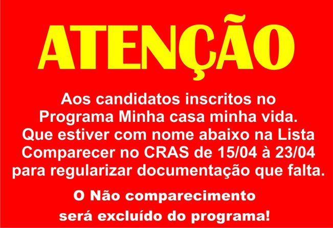 Edital de convocação