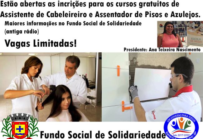 Inscrições Abertas para Cursos