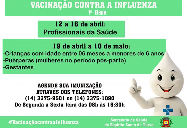 CAMPANHA DE VACINAÇÃO CONTRA A INFLUENZA