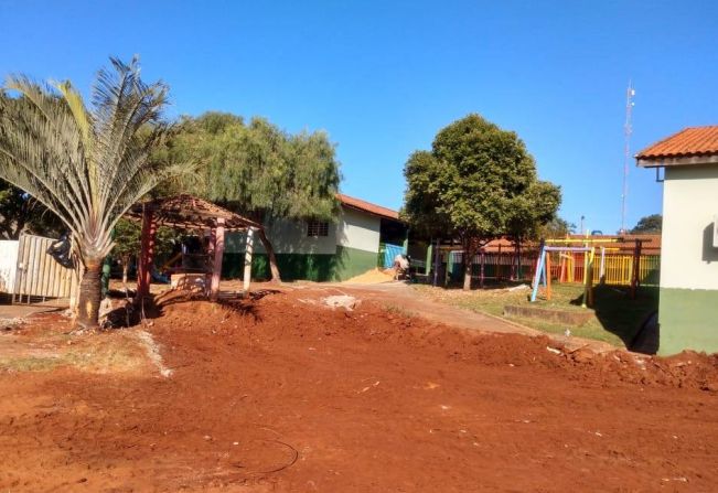 Infraestrutura na Escola EMEF Antônio Gonçalves das Neves