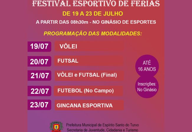 Festival Esportivo de Férias