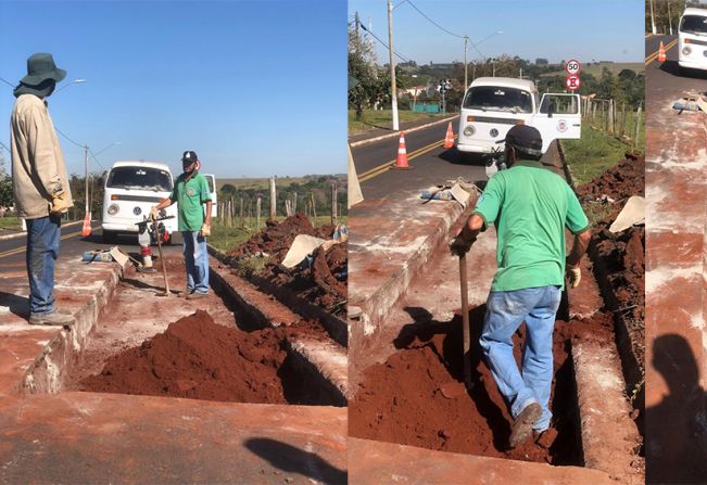 MANUTENÇÃO NA AVENIDA ALDIVINO HONÓRIO DA SILVA